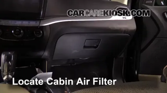 2011 Dodge Journey Mainstreet 3.6L V6 FlexFuel Filtro de aire (interior) Cambio